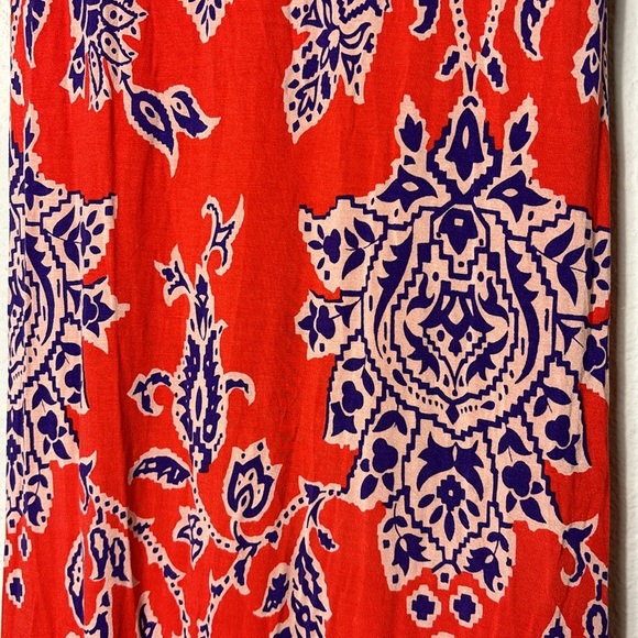 Anthropologie Akemi + Kin Correia Maxi Dress size XS Orange Purple pattern - Picture 6 of 12